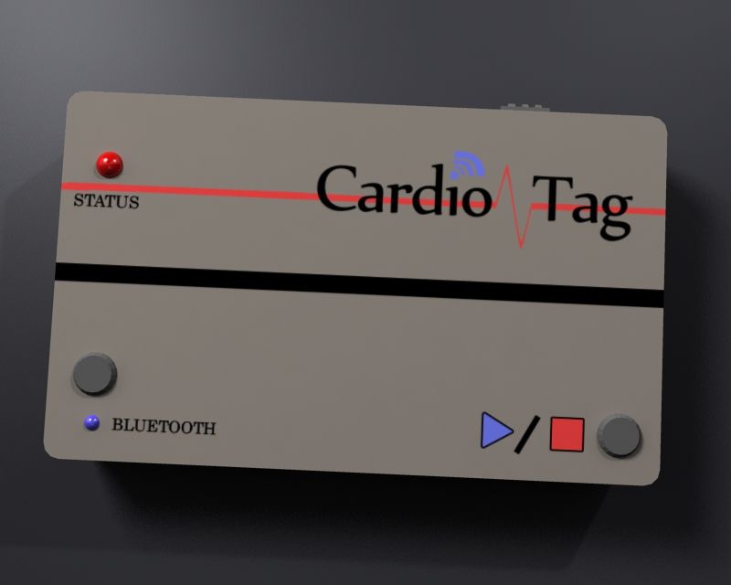 This was the first concept model rendered in 3D to test out the general shape, size and UI layout of the unit. To reduce the size of the physical unit to this model would require a PCB unit with all components integrated to it.